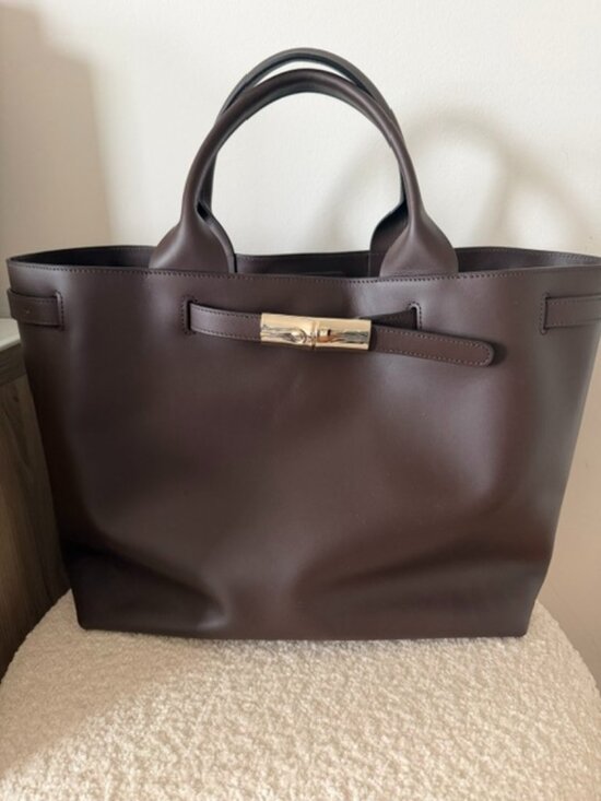 Longchamp Handbags - Longchamp Le Roseau Smart Large Leather Tote
